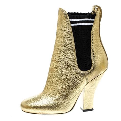 fendi gold and silver shoes|Fendi boots on sale.